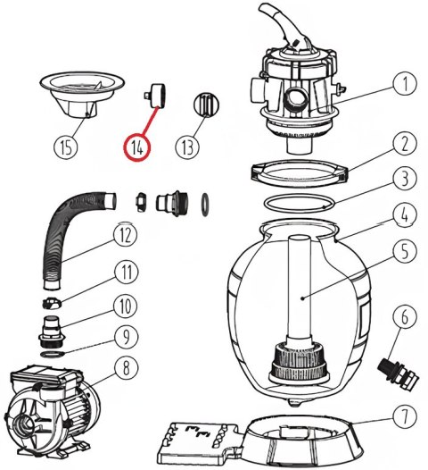 Manometr Aquaviva Lagoon, (211000022) Aquaviva