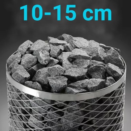 Saunario Diabaz (10-15cm) tradycyjne kamienie do sauny 20kg