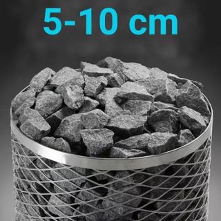 Saunario Diabaz (5-10cm) tradycyjne kamienie do sauny 20kg