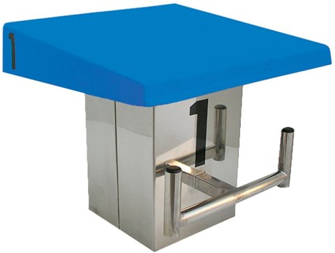 Słupek startowy Golfinho E5084, AISI 316, 400 mm Golfinho