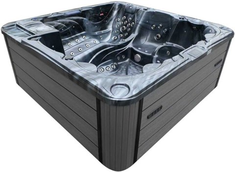 Jacuzzi z hydromasażem Aquajoy Borneo (230х230х96 cm), ciemny opal Aquajoy