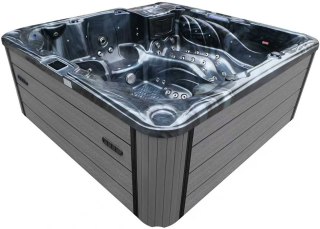 Jacuzzi z hydromasażem Aquajoy Borneo (230х230х96 cm), ciemny opal Aquajoy
