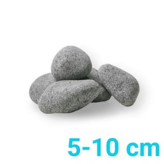 Kamienie do sauny HUUM – okrągłe, oliwinowo-diabazowe 5–10 cm (15 kg)