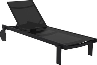 Leżak Aquaviva Casablanca, czarny Aquaviva