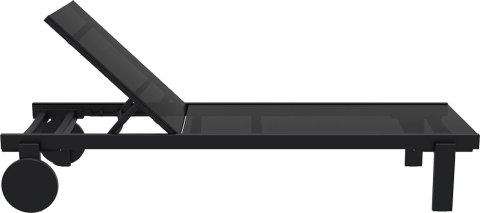 Leżak Aquaviva Casablanca, czarny Aquaviva