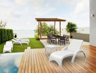 Leżak Aquaviva Fiji, biały Aquaviva