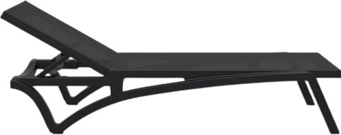 Leżak Aquaviva Pacific, czarny Aquaviva