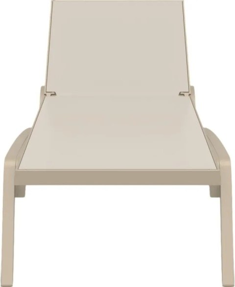 Leżak Aquaviva Pacific, szaro-brązowy Aquaviva