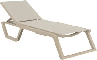 Leżak Aquaviva Rio, szaro-brązowy Aquaviva