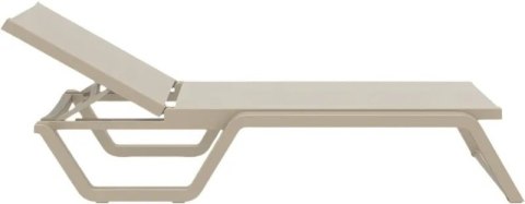 Leżak Aquaviva Rio, szaro-brązowy Aquaviva