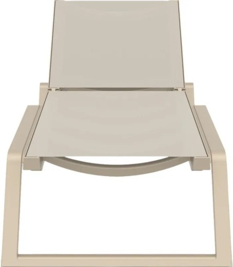 Leżak Aquaviva Rio, szaro-brązowy Aquaviva