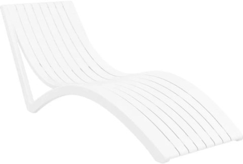 Leżak Aquaviva Slim, biały Aquaviva
