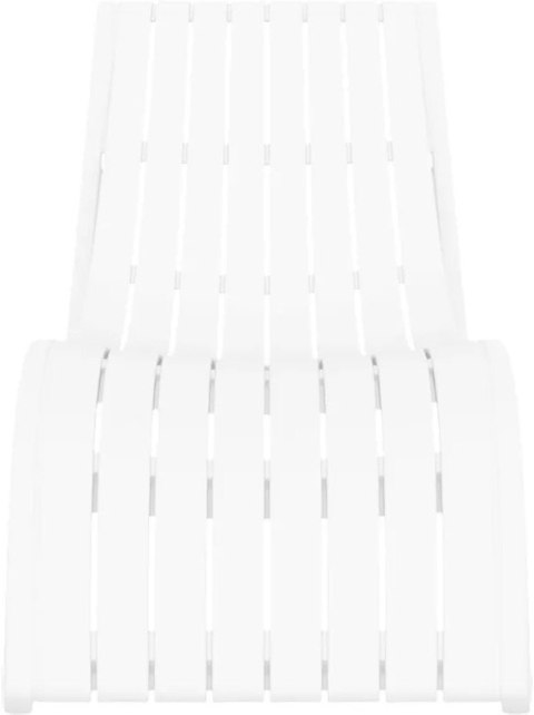 Leżak Aquaviva Slim, biały Aquaviva