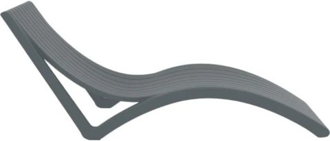 Leżak Aquaviva Slim, ciemnoszary Aquaviva