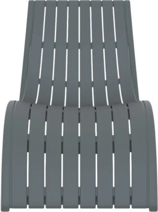 Leżak Aquaviva Slim, ciemnoszary Aquaviva