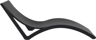 Leżak Aquaviva Slim, czarny Aquaviva