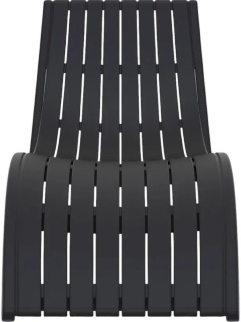 Leżak Aquaviva Slim, czarny Aquaviva