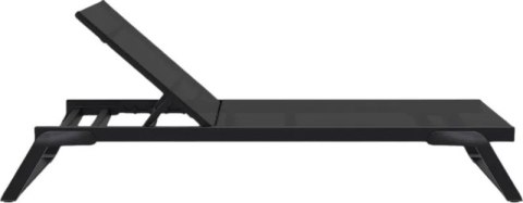 Leżak Aquaviva Tropic, czarny Aquaviva