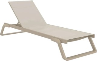 Leżak Aquaviva Tropic, szaro-brązowy Aquaviva