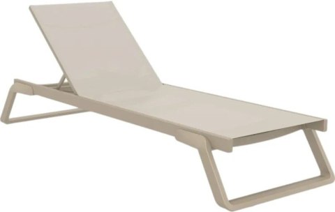 Leżak Aquaviva Tropic, szaro-brązowy Aquaviva