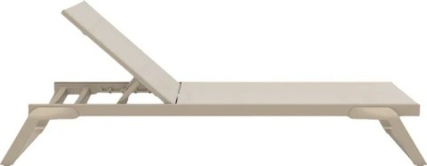 Leżak Aquaviva Tropic, szaro-brązowy Aquaviva