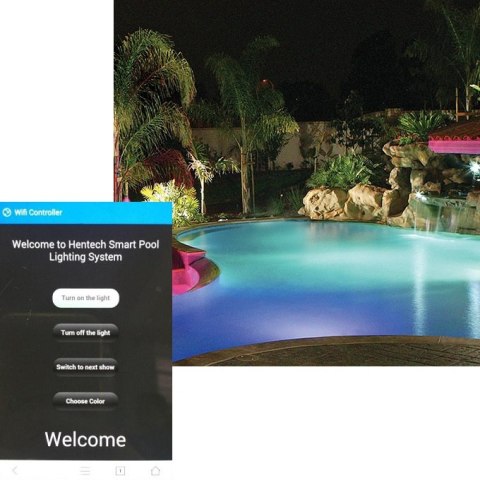 Pilot zdalnego sterowania do lamp basenowych Aquajoy RC01 Wi-Fi Aquajoy