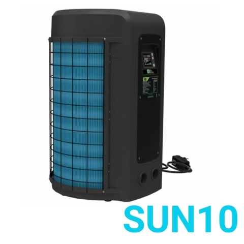 Pompa ciepła do basenu Duratech Sunspring 10 kW Plug&Play ogrzewanie wody basenowej do 30m3 wymiennik tytanowy