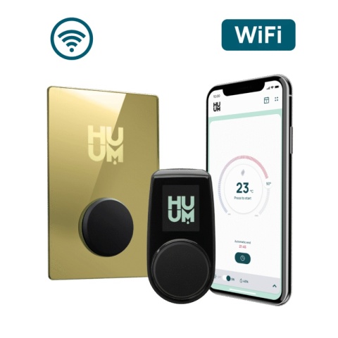Sterownik do sauny HUUM UKU WiFi Black, panel Classic, zdalne sterowanie aplikacją, EAN 4744103013838