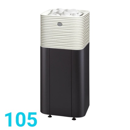 Tulikivi Huurre 105 (PC) - piec elektryczny do sauny 10,5 kW (9-15 m³) - odlew Cast Stone, do zabudowy w ławach