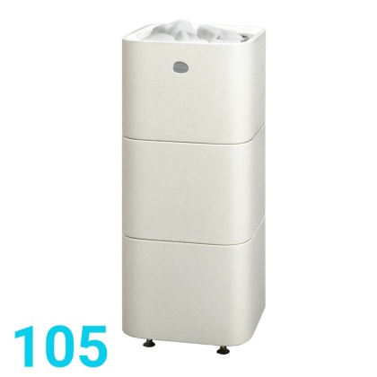 Tulikivi Kuura 105 - piec elektryczny do sauny 10,5 kW (9-15 m³) - odlew Cast Stone, wolnostojący