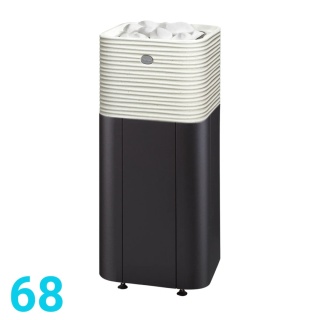 Tulikivi Huurre 68 (PC) - piec elektryczny do sauny 6,8 kW (5-9 m³) - odlew Cast Stone, do zabudowy w ławach