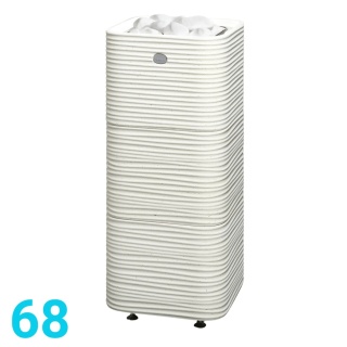 Tulikivi Huurre 68 - piec elektryczny do sauny 6,8 kW (5-9 m³) - odlew Cast Stone, wolnostojący