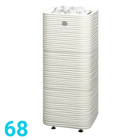 Piec elektryczny do sauny Tulikivi Huurre 68 wolnostojący biały z kamienia odlewanego, moc 6.8 kW, kod SS753W, EAN 6417560003282