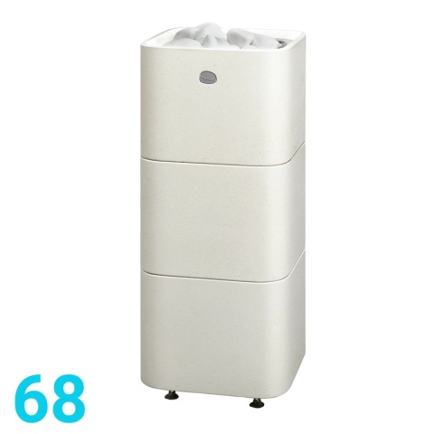 Tulikivi Kuura 2 68 - piec elektryczny do sauny 6,8 kW (5-9 m³) - odlew Cast Stone, wolnostojący