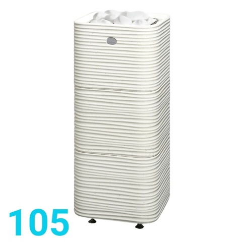 Piec elektryczny do sauny Tulikivi Huurre 105 White Cast Stone 10,5kW wolnostojący kod SS755W EAN 6417560003305