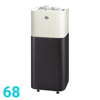 Tulikivi Kuura 2 68 (PC) - piec elektryczny do sauny 6,8 kW (5-9 m³) - odlew Cast Stone, do zabudowy w ławach