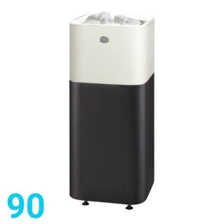 Tulikivi Kuura 2 90 (PC) - piec elektryczny do sauny 9,0 kW (8-13 m³) - odlew Cast Stone, do zabudowy w ławach