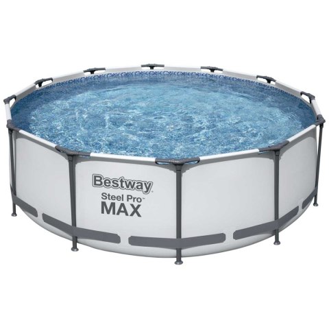 Basen stelażowy Bestway 56420 (366х122 cm) z filtrem wkładowym, drabinką, pokrywą, termometrem i dozownikiem w zestawie Bestway
