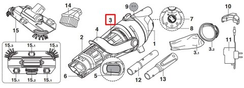 Filtr Kokido do odkurzacza Voltera EV56/EV60 Kokido
