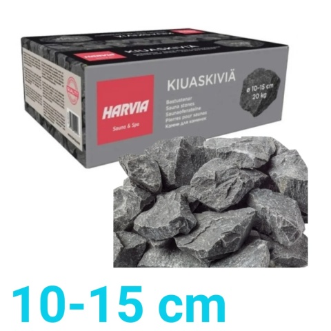 Kamienie do sauny Harvia AC3020 20kg, diabaz oliwinowy 10-15cm, EAN 6417659005913, szare kanciaste kamienie do pieców
