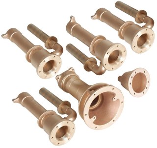 Przepusty ścienne Fitstar 8696151 do hydromasażu Standard, 4 dysze, 240 mm, do wody słonej Fitstar