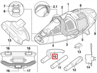 Uchwyt Kokido do odkurzacza Voltera EV75CBX Kokido