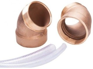 Zestaw złączek kątowych 45° Fitstar 7935051 do przeciwprądu Taifun, Taifun-Duo, 2-1/2", do słonej wody Fitstar