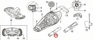 Złącze uchwytu Kokido do odkurzacza Telsa EV50CBX/EV75CBX Kokido