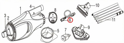 Kabel USB Kokido do odkurzacza Telsa EV05 Kokido