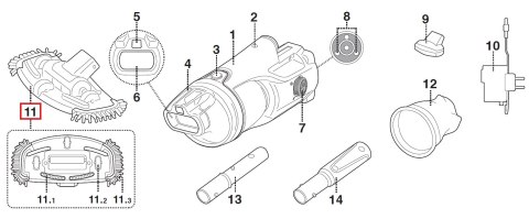 Szczotka Kokido do odkurzacza Telsa EV30/EV50 Kokido