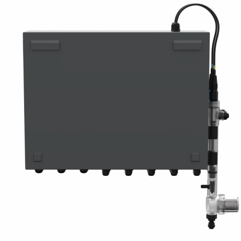 Stacja dozująca Aseko ASIN AQUA Home Pro CLF nr 134501 z sondą wolnego chloru CLF, pH i modułem WiFi do automatyzacji basenu.