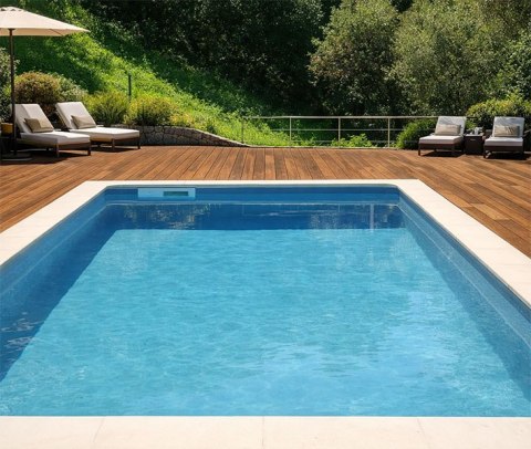 Folia basenowa Cefil Victoria Touch Grigio, płytka szara (1.65×25 m) Cefil