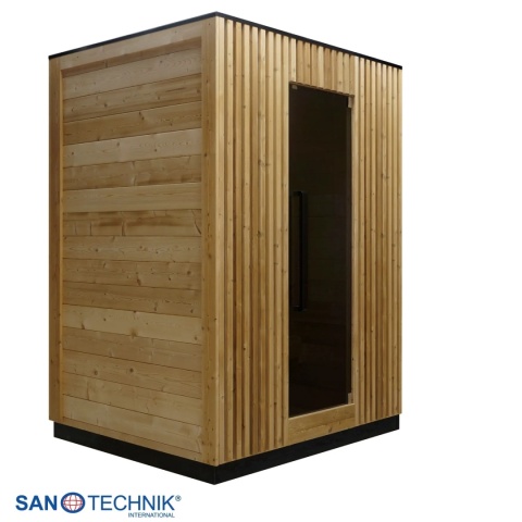 Sauna zewnętrzna TRONDHEIM M Sanotechnik FA10160 termo świerk piec 6kW IR dla 2 osób EAN 9002827086817