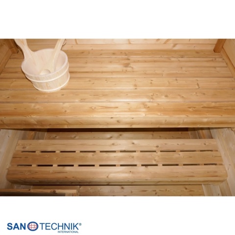 Sauna zewnętrzna TRONDHEIM M Sanotechnik FA10160 termo świerk piec 6kW IR dla 2 osób EAN 9002827086817